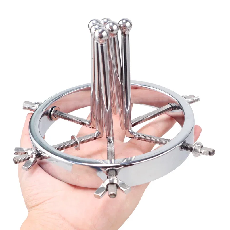 Metal Anal Plug Expander Vaginal Dilator Spreader Anal Speculum Masturbation Fisting Sex Toy For Men Gay Women BDSM Fetish anal plug dilator vaginal expander
