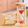 10/15/20/30 Minutes New Large Wooden Hourglass Home Desktop Decoration Gifts Creative Sand Clock Children's Brushing Teeth Timer 6