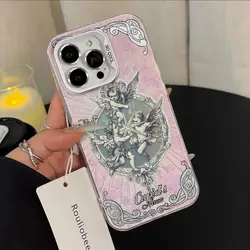 Luxury Retro Angel Matte Phone Case - Premium Design Cover - Samsung A52 (CYW - 260CY11331A1)