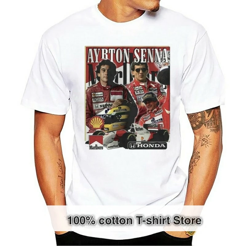 Ayrton Senna T-Shirt Taglia S-3Xl