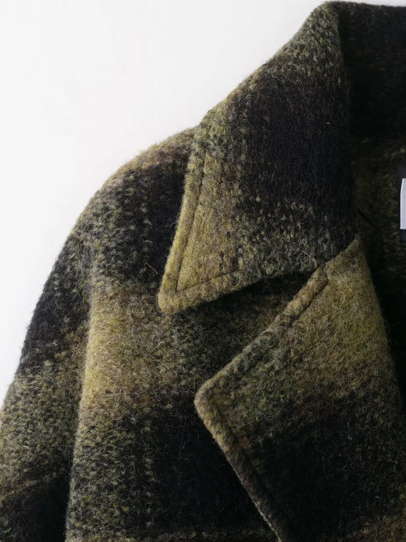 Women Autumn Winter Retro Plaid coat jacket female Fashion turn-down collar Long Sleeves Button Coat lady Elegant Leisure outwea