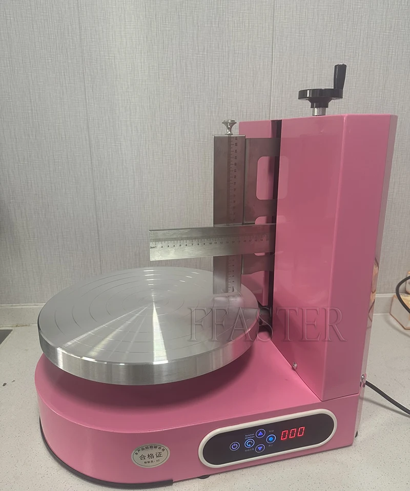 Bakery Equipment Birthday Cake Automatic Decorating Cream Depositor Smoother Frosting Coating Icing Spreading Machine