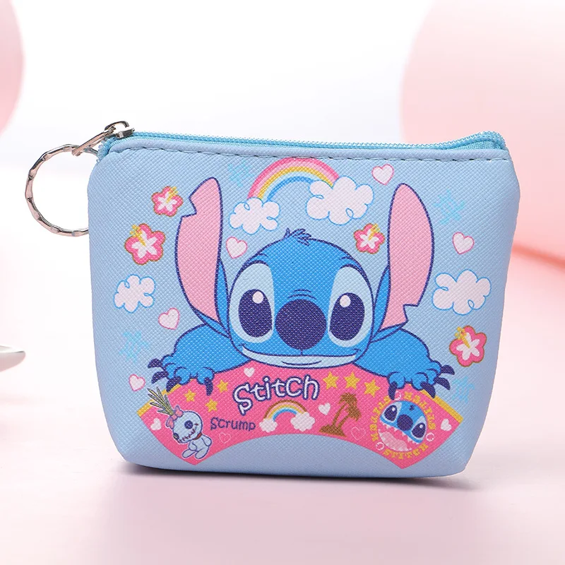 Cartoon Disney Stitch Plush Bolso Cute Anime Personaje Plush Mochila Muñeca  de peluche suave Llaves Monedero Monedero Niños Niña Regalos