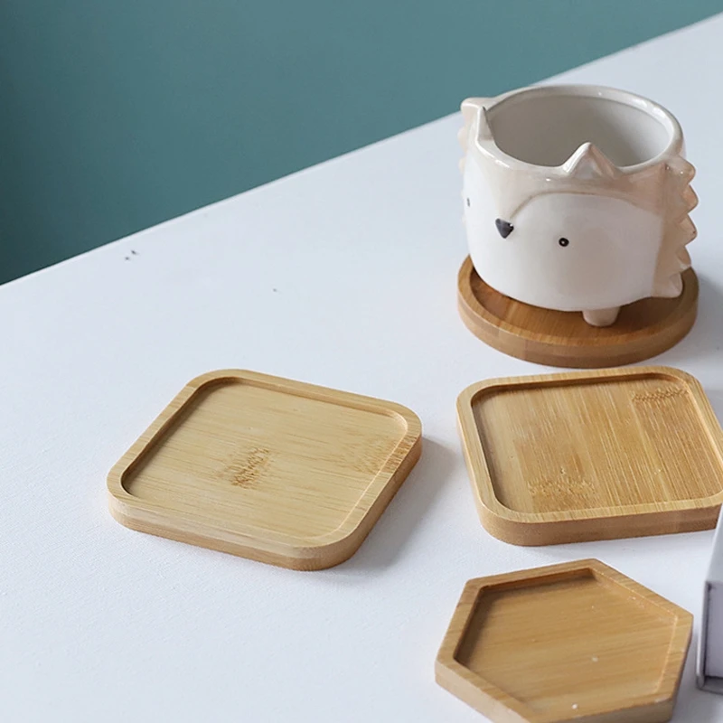 Jewelry Display Tray Wooden Soap Dispenser Tray Home Decoration Flower Pot Tray Round Square Candles Jewelry Storage Bathroom Kitchen Plate