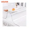VEVOR 1.5mm 2mm PVC Table Cloth Transparent Clear Desk Cover Protector Plastic Soft Glass Waterproof Oilproof for Dining Table 1