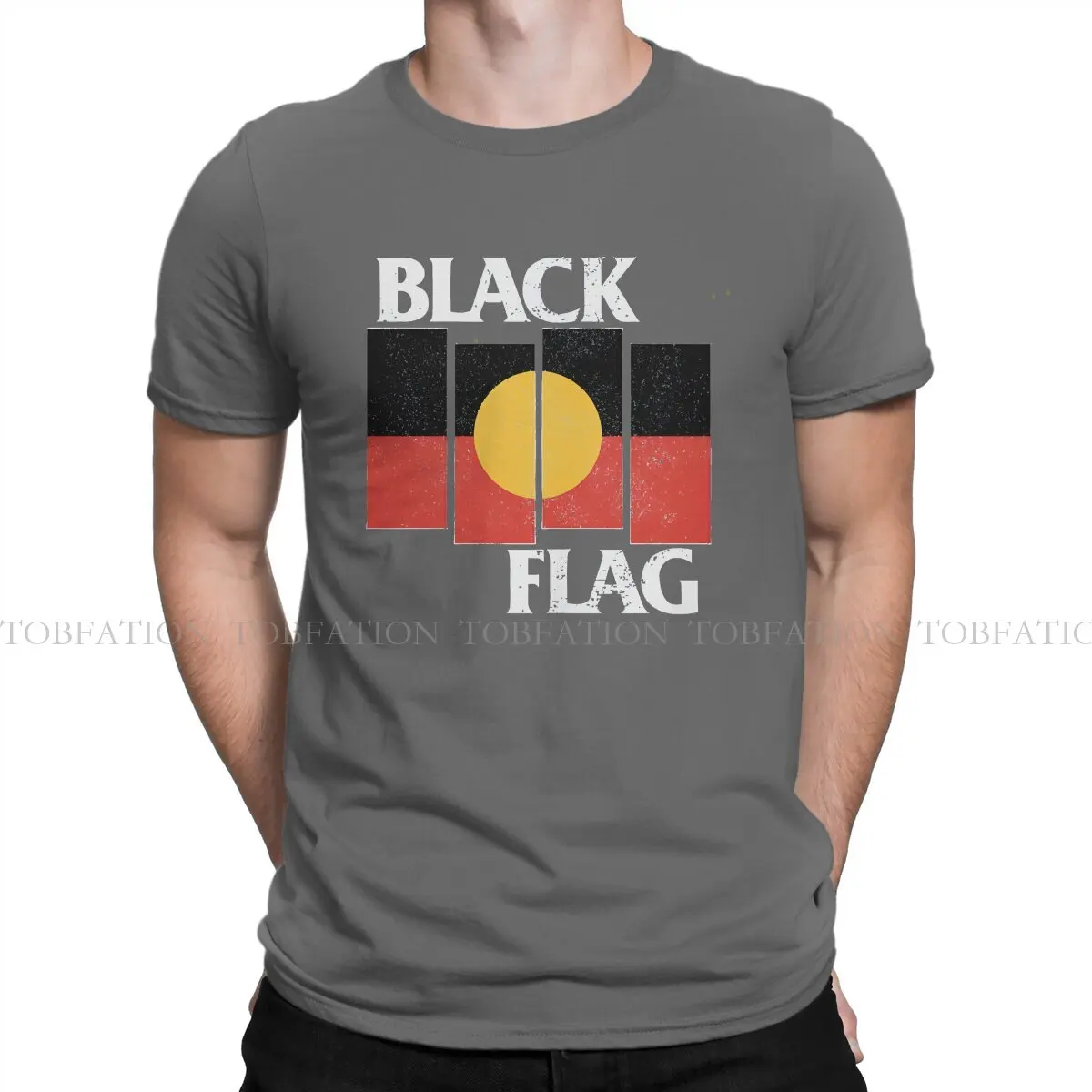 

Футболки с круглым вырезом и флагом, оригинальная Мужская футболка с черным флагом, хипстерская одежда, размеры S-6XL