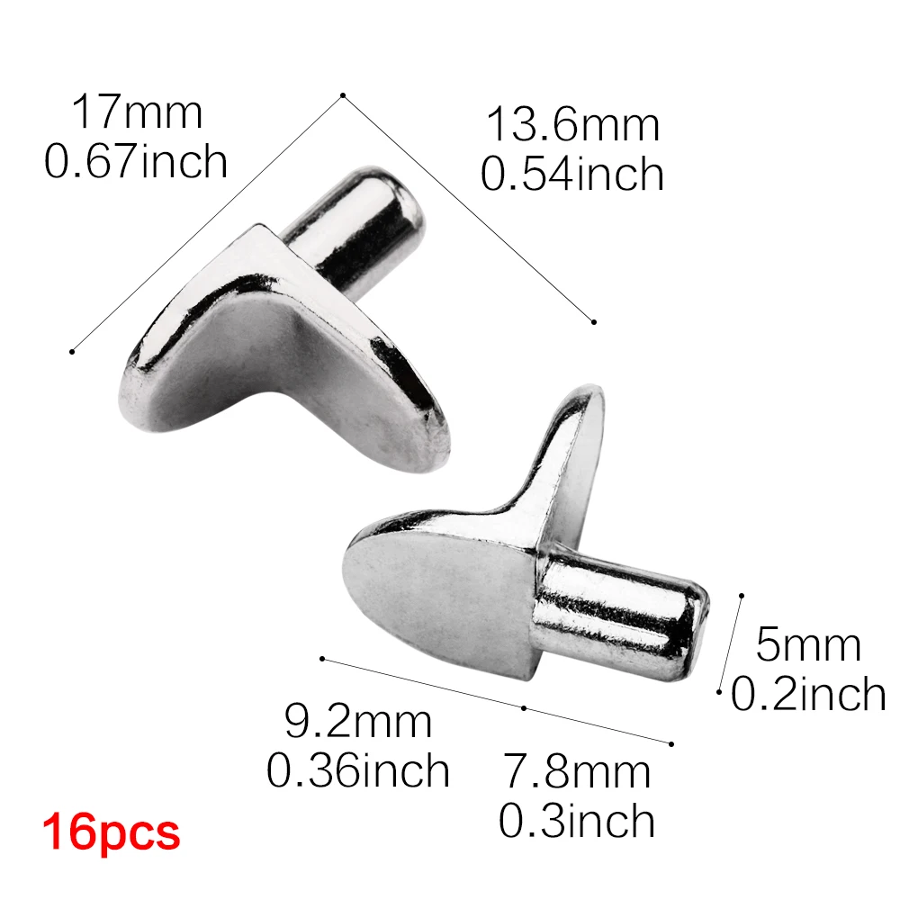 16/32Pcs Cabinet Shelf Pegs Kitchen Cabinet Shelf Clips 5mm 0.2Inch Bracket-Style  Shelf Support Pegs for Kitchen Cupboard Closet - AliExpress, image size:1000x1000