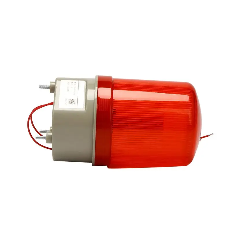 3X 산업용 점멸음 경보등, BEM-1101J 220V 빨간색 LED 경고등 음향광학 경보 시스템
