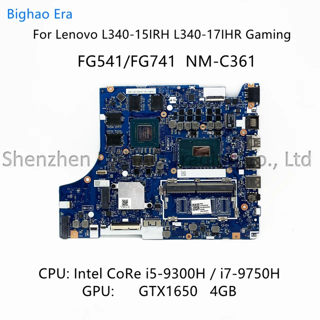 NM-C361 NM-C362 For Lenovo L340-15IRH L340-17IHR Gaming Laotop Motherboard  With i5-9300H i7-9750H CPU GTX1650 4GB-GPU 5B20S42303 - AliExpress