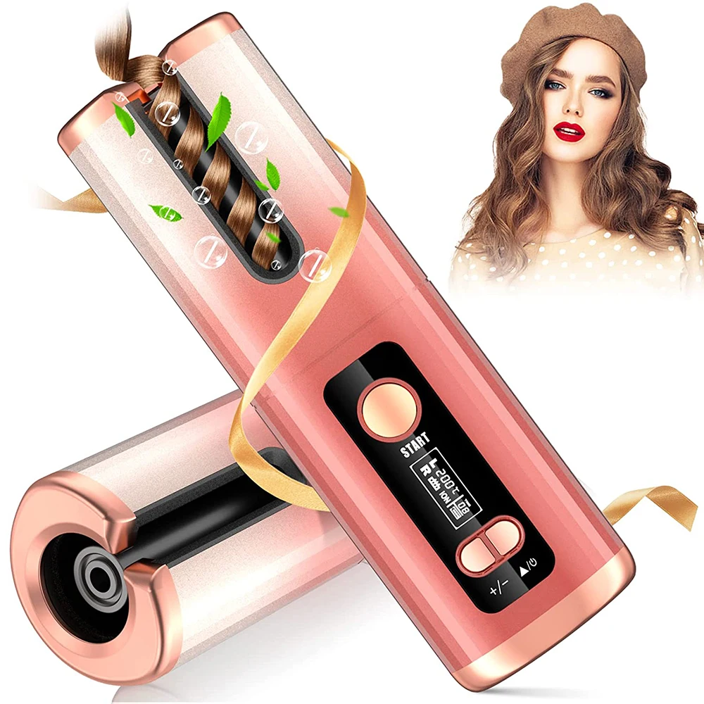 Lofamy Sl887 New Cordless Automatic Hair Curler Usb Charge Hair