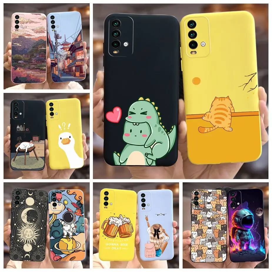 Cute Fashion Cartoon Soft Silicone Phone Case - Back Cover Shell