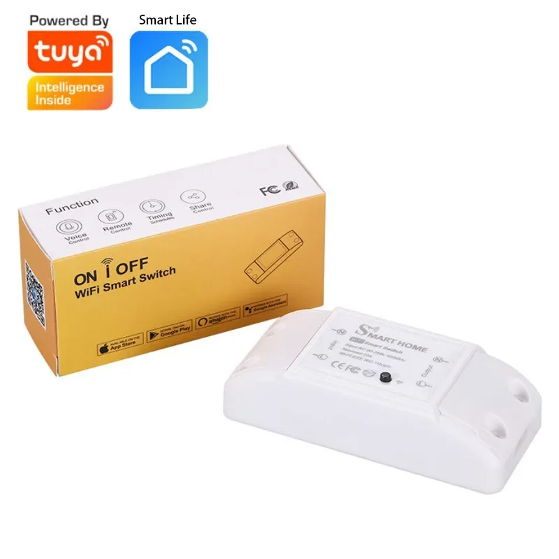 

Tuya Wifi Smart on-off Device Mobile Phone Remote Control Timing Switch Intelligent TUYA WIFI on-off Device Support Google Alexa