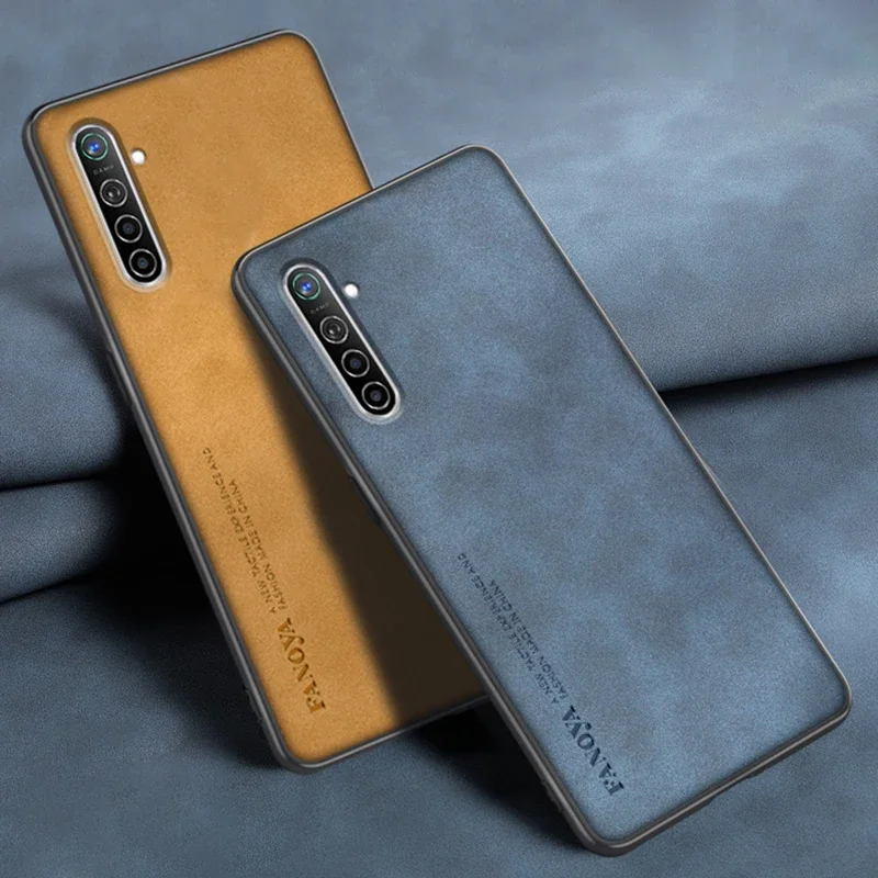 Premium PU Leather Matte Silicone Shockproof Protection Phone Case – Elegant Business Edition