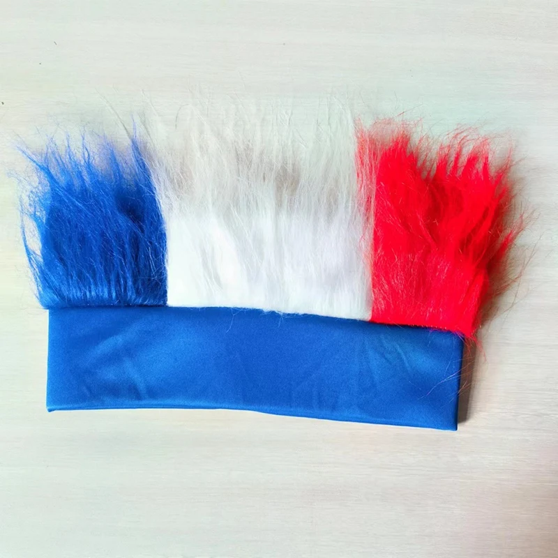 Blue White Red Headgear Universal Match Props For Football Match, Festival Events, Match
