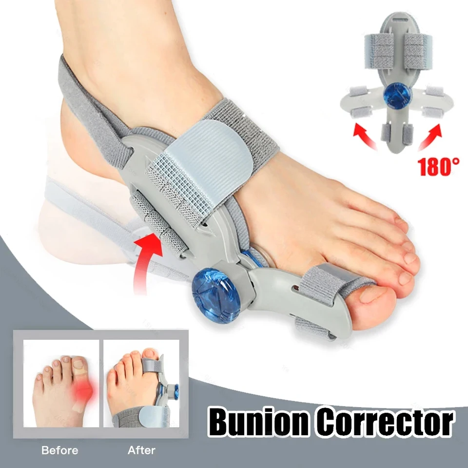 Bunion Hallux Valgu Big Valgus Rotatable Corrector Straightener Adjustable Toe Correction_voghion.com