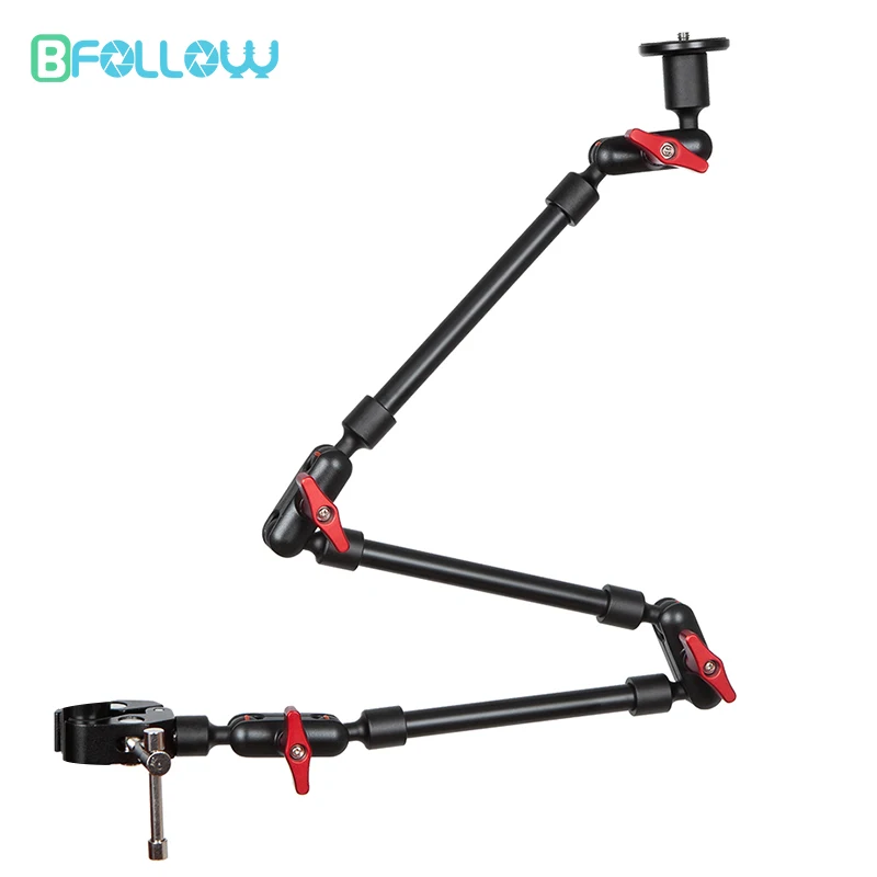 

BFOLLOW 32" 22" Smartphone Bracket Magic Arm for Camera Articulated Flexible Wall Mount Desk Clamp Tablet Webcam Gopro Stand