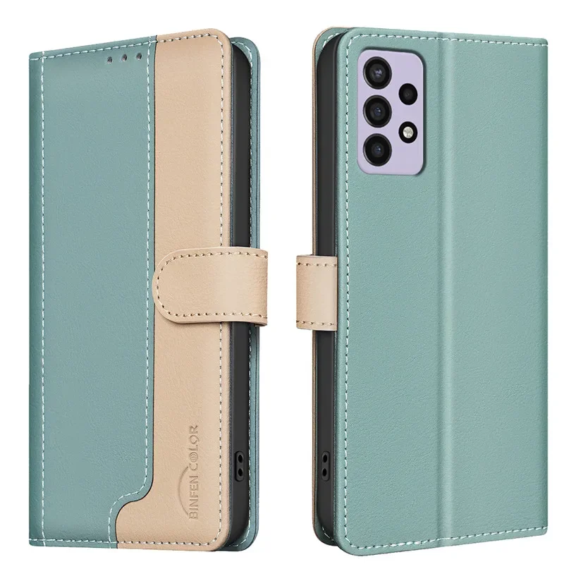 Leather Wallet Flip Case - Elegant Protective Cover