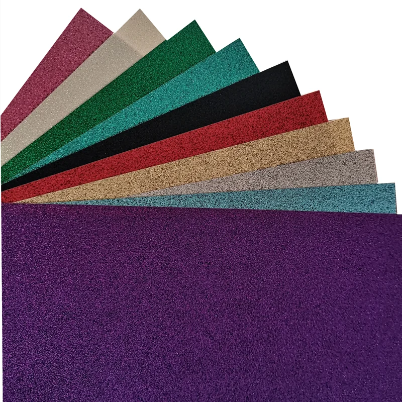 10 Sheets Colored Sparkly Paper Cardstock Paper Glitter Paper for