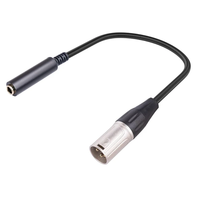 6.35 Mm 1/4 Inch Trs To Xlr Male Balanced Signal Interconnect Cable Mic  Cable 