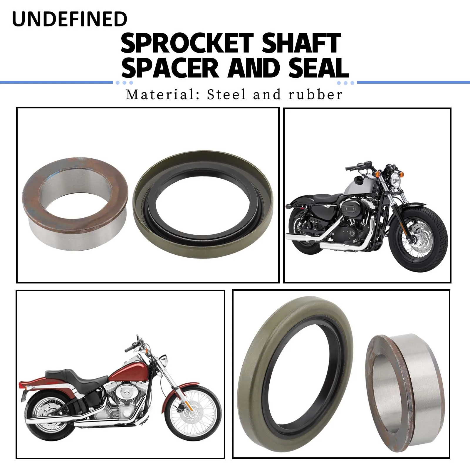 

Anti-corrosion Sprocket Shaft Spacer Seal Fuel Check Valve Rebuild Kit Fit For Harley FLHR Road King FXR FLT FLST FXST 84-1998