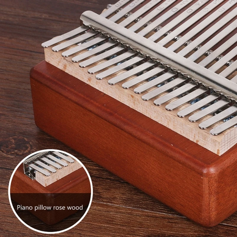 17 Keys Kalimba Thumb Piano 17 Key Finger Piano Thumb Instrument for Kids Adults Beginners Birthday Musical Gift