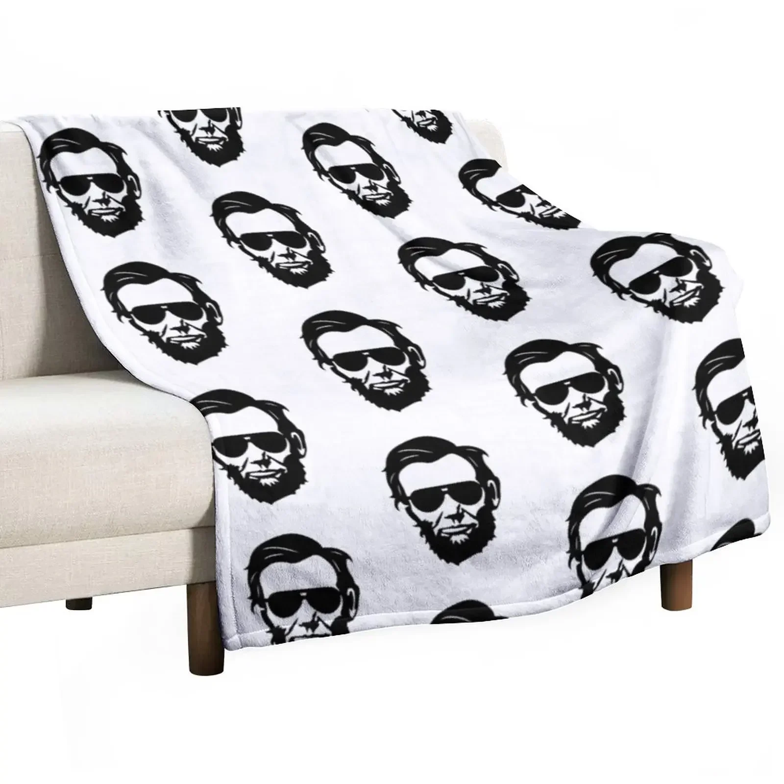 

Забавные солнцезащитные очки Авраама Линкольна, честный АБС, США, декоративное одеяло, мягкие кровати, одеяла для пикника