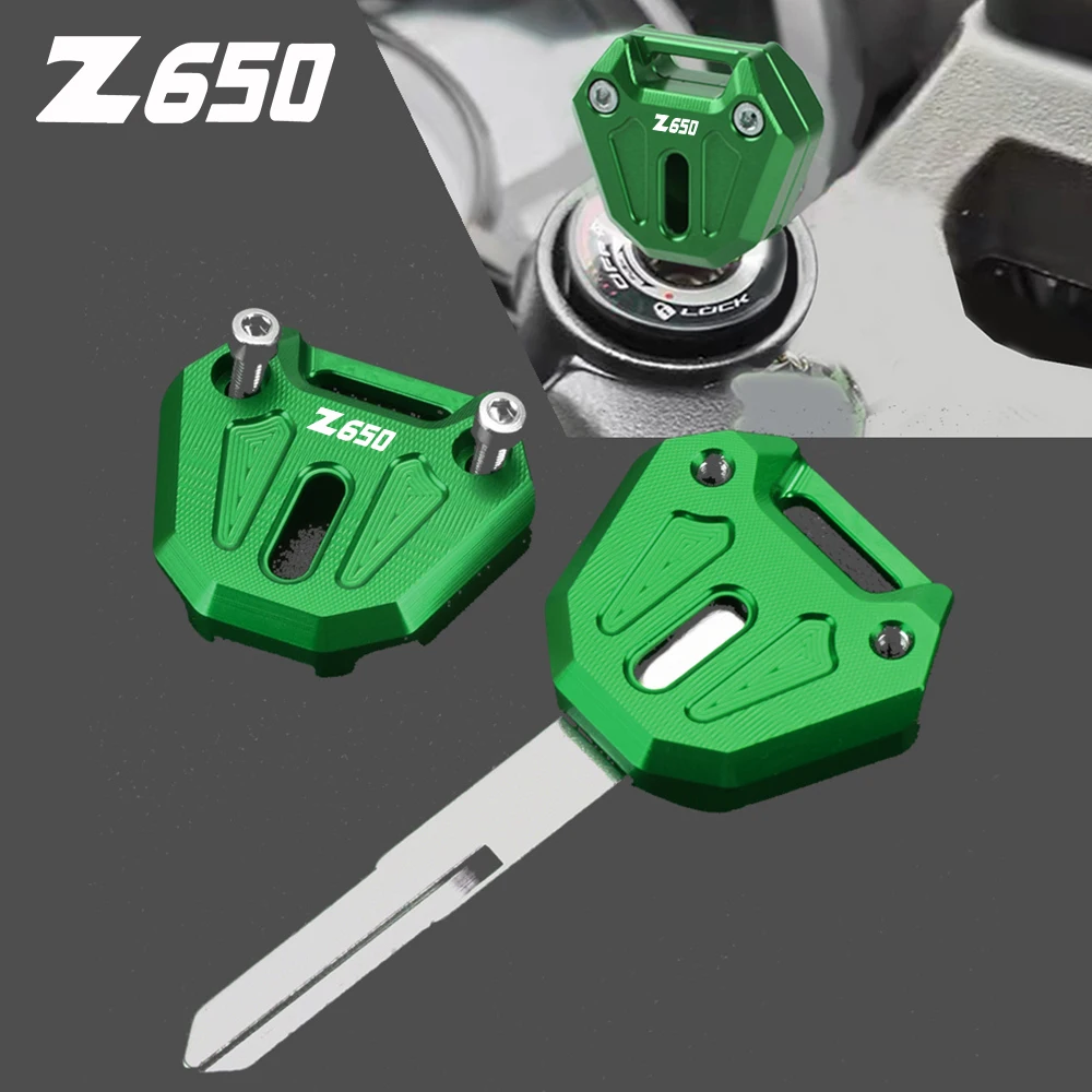 

2023 Motorcycle Alumiunm Key Cover Cap Keys Case Shell Protector For KAWASAKI Z650 Z 650 2015 2016 2017 2018 2019 2020 2021 2022
