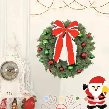 2025 New Christmas Wreath Two-Color Christmas Decoration Wreath Suitable For Outdoor Indoor Party Wall Table Home