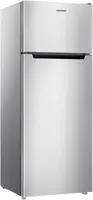 7.7 Cu.Ft Refrigerator with Freezer, Apartment Size Fridge with Top Freezer, 2 Doors,5 Settings Temperature Adjustable, 1