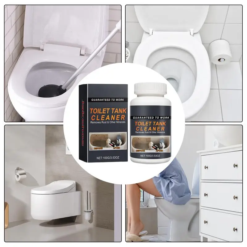 Automatic Toilet Descaler 100g Automatic Toilet Cleaner Safe & Effective Toilet Bowl Cleaners Long-Lasting & Automatic Toilet - Image 5