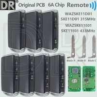 ชิป DR OEM PCB 6A รุ่น SKE11D/11E-01 WAZSKE11E01/11D01 ความถี่ 315/433MHz กุญแจรีโมทรถยนต์แบบ Proximity สำหรับรถยนต์ Mazda 3 CX-30 CX-50 CX-90 ปี 2019-2023