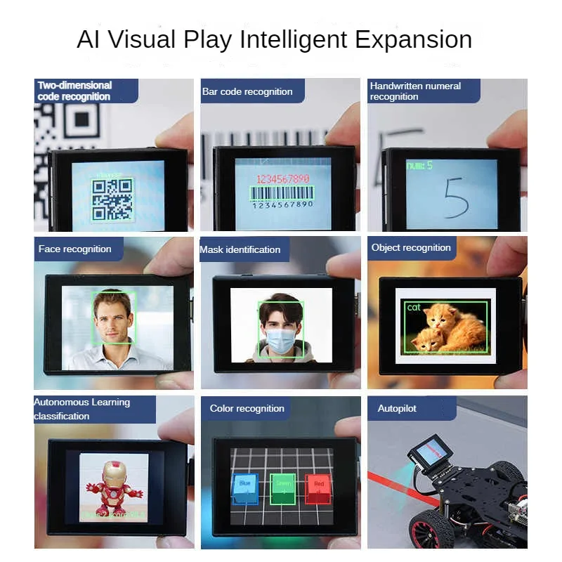 K210 Visual Module WonderMV Vision Recognition Module AI Intelligent Camera Python Development Board Programmable CanMV Sensor developer kit