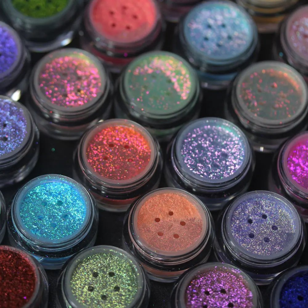 MultiChrome Shifting Pigments Chameleon Eyeshadow Powder Infinite Laser Pigment Cosmetic Safe for Face Makeup Nail Art Painting color shift pigment powder