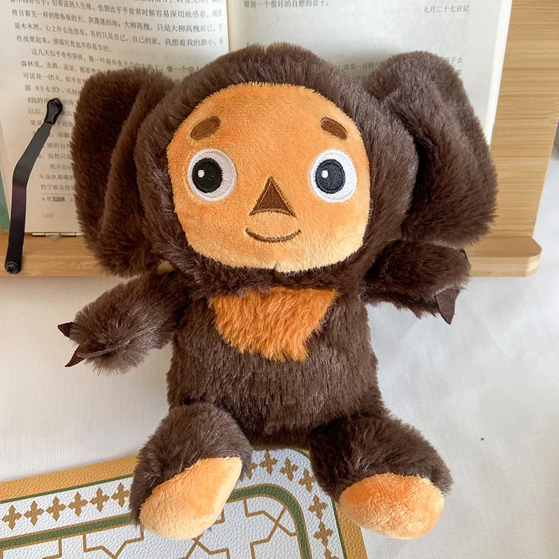 Cheburashka Mono de peluche Muñeca de dibujos animados Peluche de animales  de peluche Mono Juguetes para bebés Chebular Muñeca de mono peluche para  niños Juguete de confort