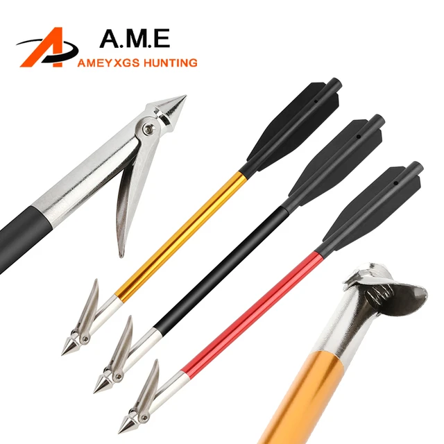 6pcs Slingshot Fishing Arrow Aluminum Alloy Swordfish Catapult Fish Outdoor  Shooting Hunting Fishing Dart - AliExpress