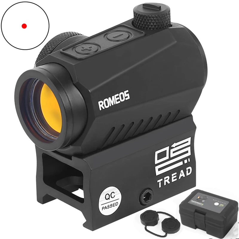 Motion Awake Red Dot Sight 2 MOA 1x22mm Compact Red Dot Scope Hunting Optical Sight for 20mm Rail Airsoft Rifle Scope Gun Sights