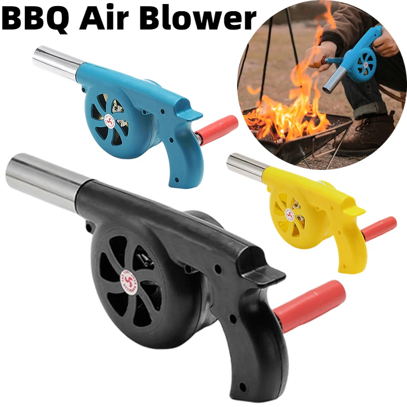 BBQ Fan USB 5V Multi- Purpose Mini Blower Portable Lightweight Fan for  Camping Barbeque Cooking Air Blower USB Normal Set B