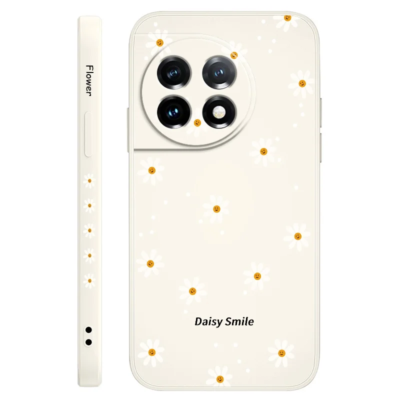 Smiling Daisy Liquid Silicone Phone Case Cover