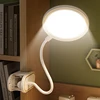 Table Lamp USB Rechargeable Desk Lamp With Clip Bed Reading Book Night Light LED Touch 3 Modes Dimming Eye Protection Light 4