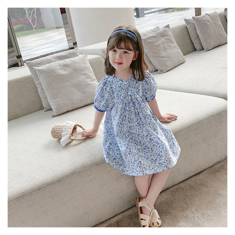 Vestido de verano para niña, falda Floral Vintage, falda para niño, vestidos para niña de talla grande, vestidos de flores para de 2 a 6 años| | - AliExpress