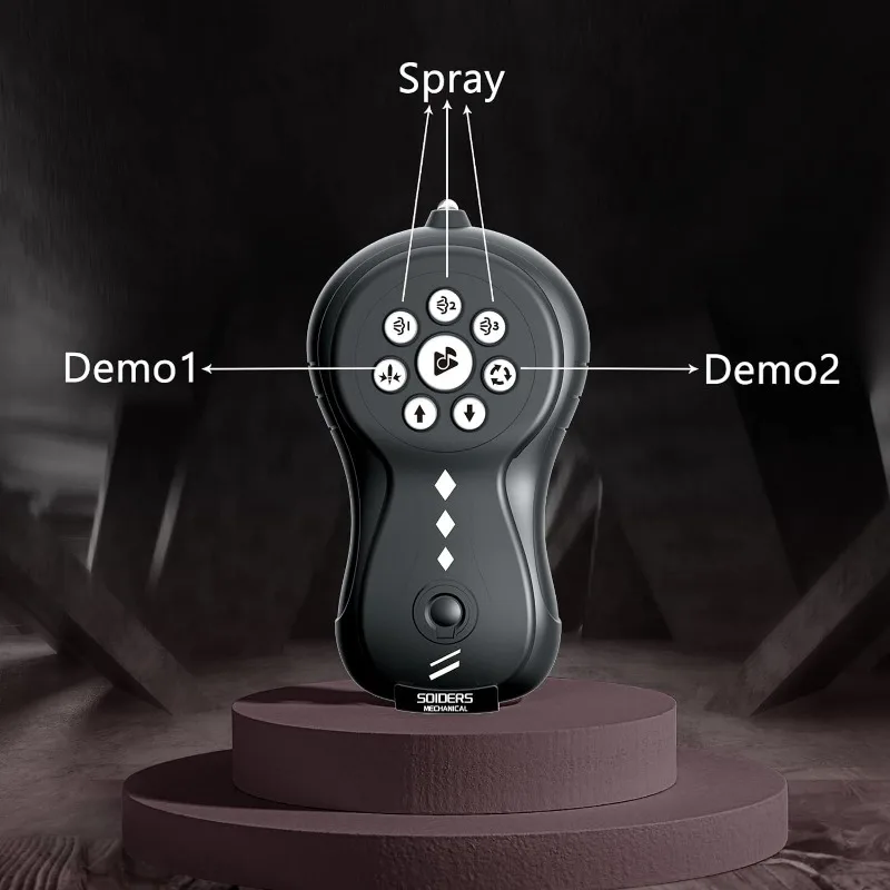 RC Spider Robot Remote Control Spider Toys with Spray/Light/Music Gifts for 6 -12 Year Old Boys Halloween Easter Toys for Kids 5