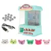 Claw Machine with 6 Dolls Girl Grab Doll Clip Dollhouse Gifts Mini Arcade 3