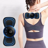 Mini Cervical Massager Electronic Pulse Back Massage Patch For Muscle Pain Relief Digital Display Adjustment 3