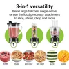 NEW NEW Hamilton Beach Blender for Shakes and Smoothies & Food Processor Combo, With 40oz Glass Jar, Portable Blend-In Travel Cu 2