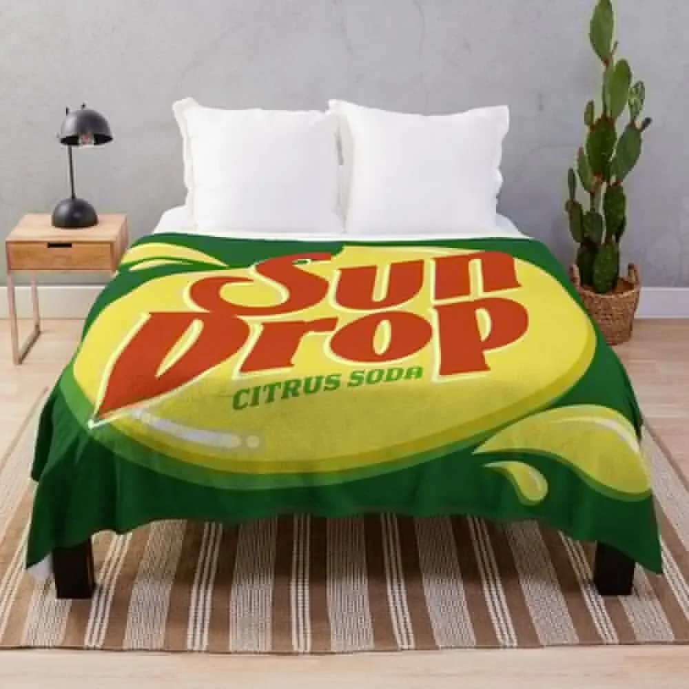 

Luv Sun Drop Throw Blanket Cute Plaid funny gift wednesday Blankets