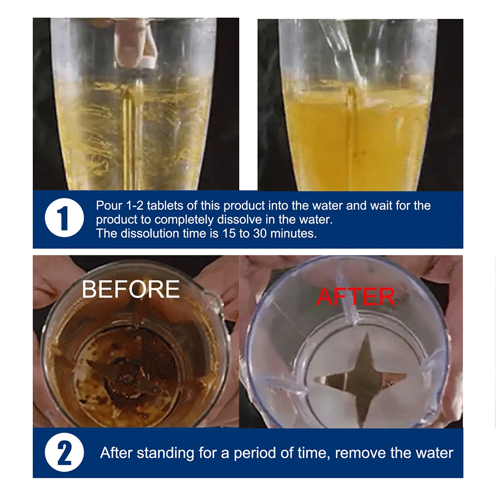 Household Effervescent Tablet Kitchen Heavy Grease Cleaner Grease Stain Remover