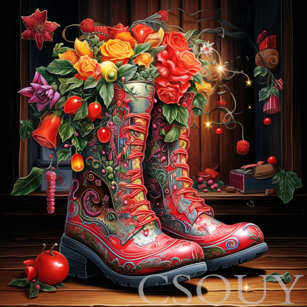 

Алмазная 5D картина «сделай сам», полноразмерная вышивка крестиком из кристаллов, красная мозаика с цветами, ручная вышивка