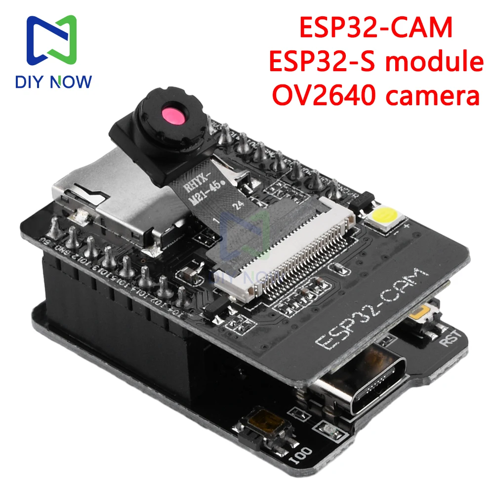 3pcs ESP32 CAM Development Board ESP32-CAM 8MP OV2640 Camera Module, WiFi Bluetooth Module ESP32-CAM-MB Micro USB To Serial Port CH340G With TF Card Slot For Raspberry Pi For Arduino In