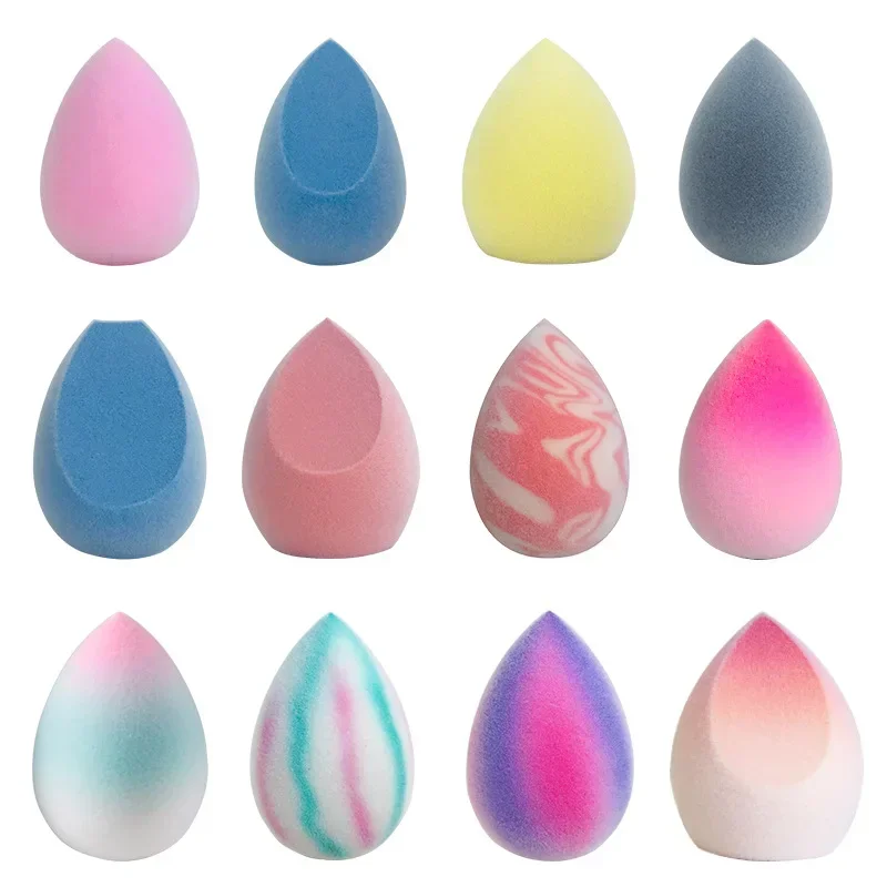 New Velvet Water Drop Powder Puff Giant Soft Flocking Beauty Egg with Fluffy Loose Powder Makeup Egg Makeup Sponge 2