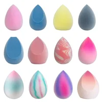 New Velvet Water Drop Powder Puff Giant Soft Flocking Beauty Egg with Fluffy Loose Powder Makeup Egg Makeup Sponge 2